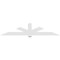 Ekena Millwork Kennewick Architectural Grade PVC Gable Bracket, 108"W x 22 1/2"H x 4"D x 6"F, 5/12 Pitch GBP108X23X0406KEN00 - alternate 3
